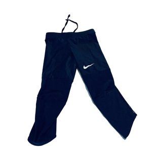 Nike Navy Blue Knee Length Mesh Back Drawstring Waist Boys Pants